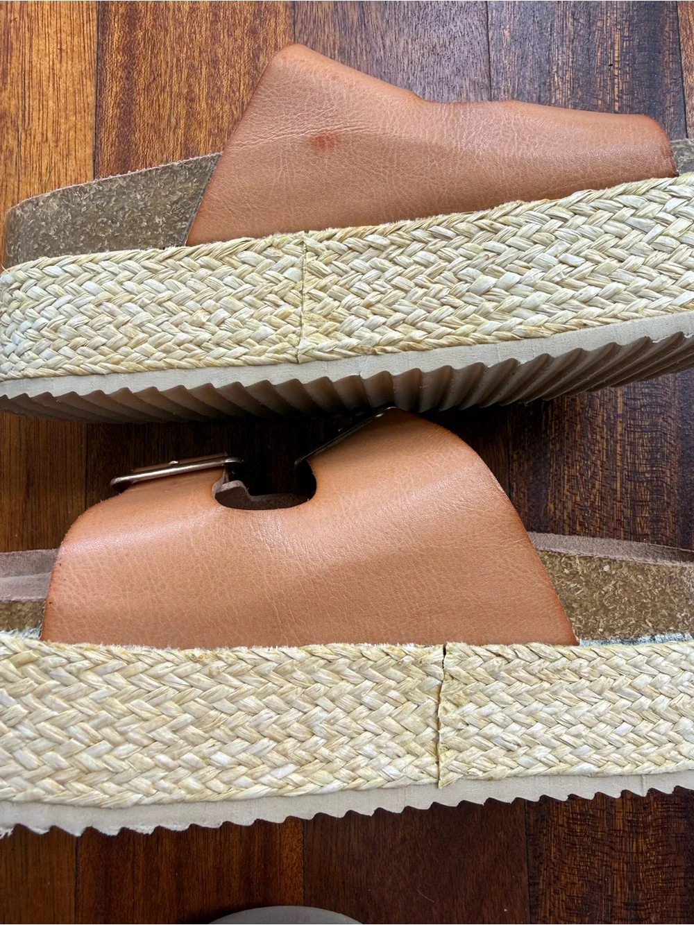 Madden Girl Morro Sandal Espadrille Platform Camel Tan Size 6 Women’s